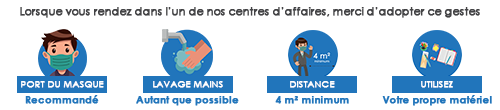 instructions covid19 centres d'affaires